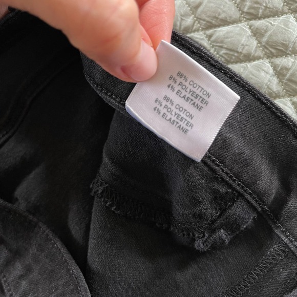 J Brand Leenah High Rise Skinny Ankle Jeans Size 28 Caiman Python Print Black - Picture 14 of 16